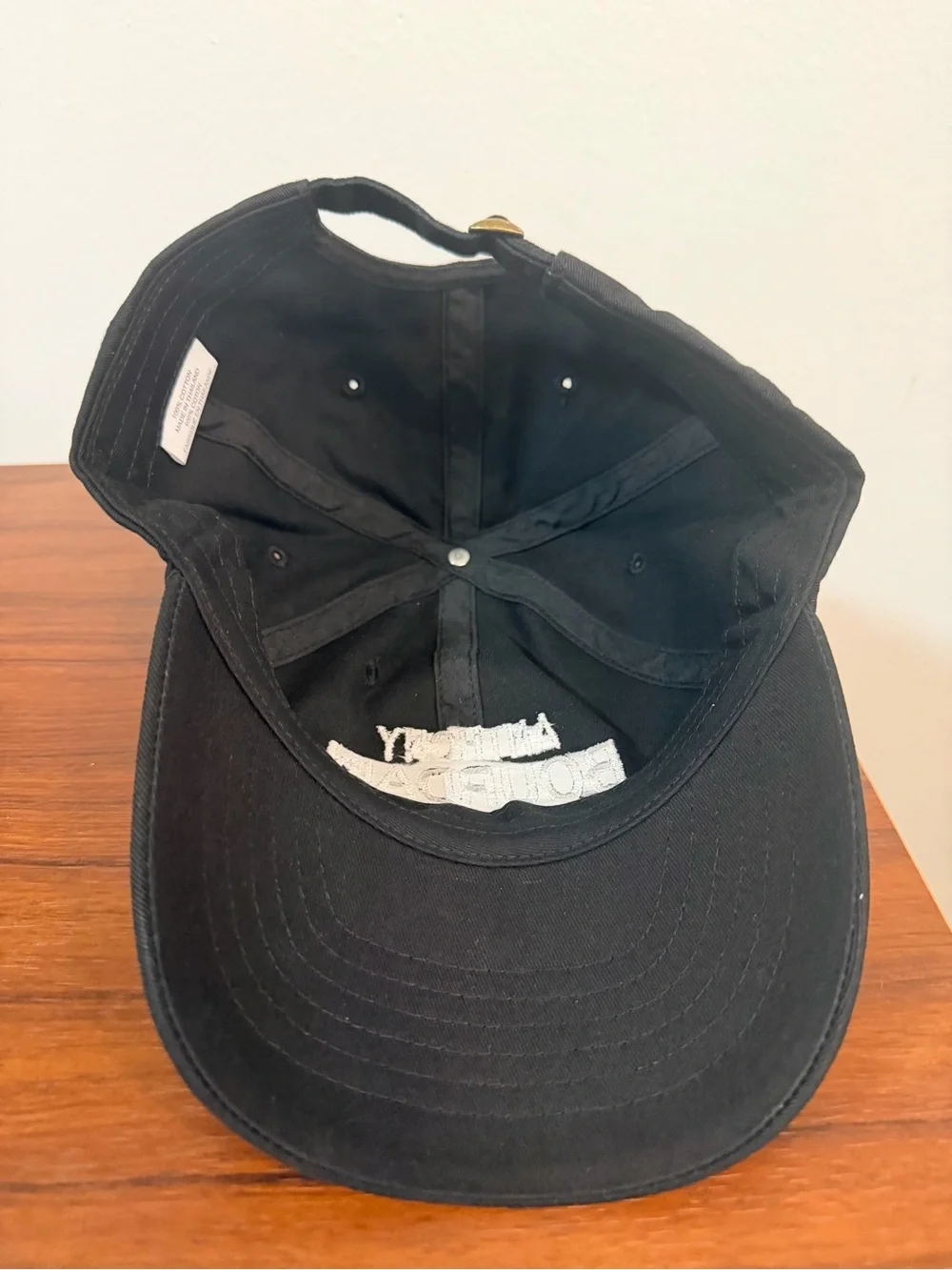 Anthony Bourdain "No Reservations" Black Embroidered Baseball Cap - Picture 2 of 3